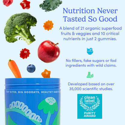 a blend of 21 organic superfoods