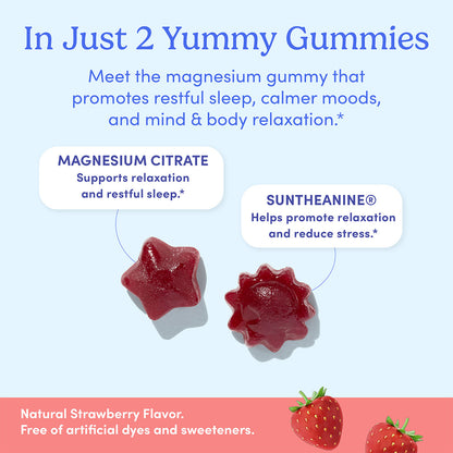 Two star-shaped red gummies—First Day Life Inc.&