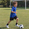 Kid Playing Soccer and Getting Vitamins.