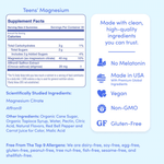 teens magnesium supplement facts